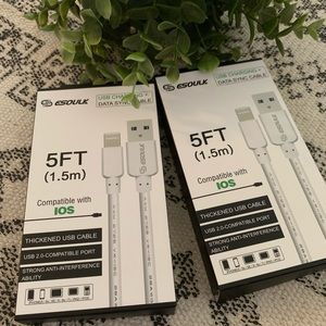 5FT IPHONE charging cable